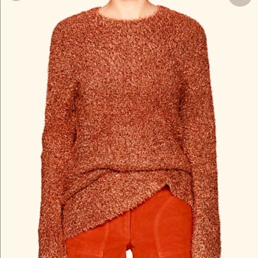 *NWT* Sies Marjan Courtney Metallic Knit Sweater